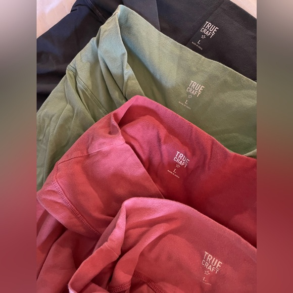 (5) True Craft Tie Dye Leggings, Set of 5 ~ (Med-Large size) - Picture 2 of 15